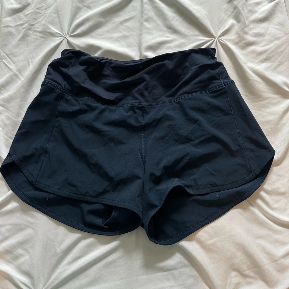 Navy Lululemon Speed Up Short Size 6